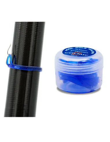 Colmic Hook Pole Holder – Ferma lenza in silicone per roubaisienne | 3 misure per sezioni 3ª, 4ª e 5ª Accessori da pesca Colmic