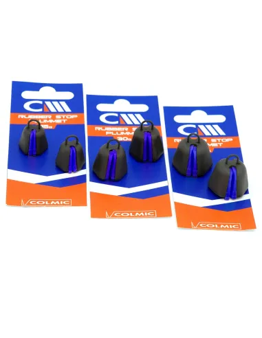 Colmic Sonde Rubber Stop Plummets – Sonda con inserto EVA ad alta densità per misurazione fondale precisa Minuteria Colmic