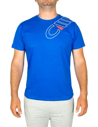 Colmic CIII BLUE T-SHIRT – 100% premium cotton technical shirt, durable and breathable for fishing