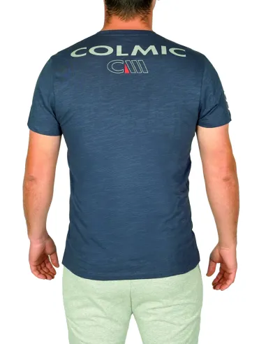 Colmic CIII BLUE FLAMED T-SHIRT – 100% premium cotton, breathable and durable shirt for fishing