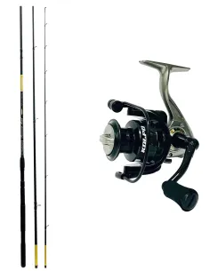Kolpo Combo Pesca all’Inglese Preminente Match 3.90 m + Mulinello Hero Bobina Alluminio Kit pesca inglese Kolpo