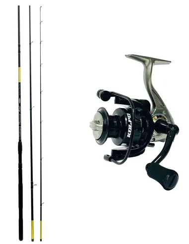 Kolpo Combo English Fishing Preeminent Match 3.90 m + Hero Reel Aluminum Spool