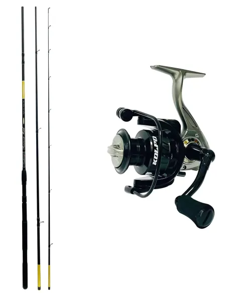 Kolpo Combo Pesca all’Inglese Preminente Match 3.90 m + Mulinello Hero Bobina Alluminio Kit pesca inglese Kolpo