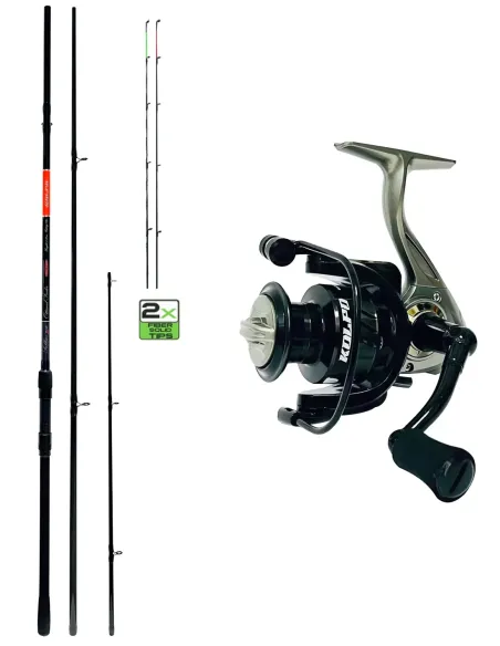Kolpo Combo Feeder Ottimal + Hero – 3.30m 50g Carbon Rod + Aluminum Spool Reel