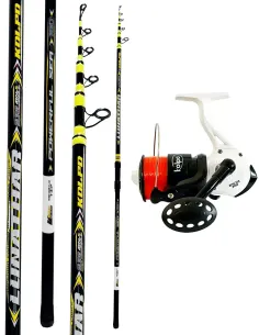 Kolpo Complete Surfcasting Fishing Combo – Lunathar 4.20m 160g Rod + King Sea 8000 Orange Reel