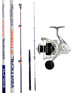 Kolpo Vertical Strike Fishing Combo + Marvik 6000 Reel – Power and Precision at Depth