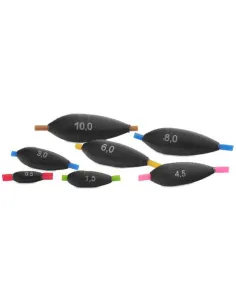 Tubertini Torpille Matt – Piombo da Competizione con Guaina e Vernice Nero Opaco Antiriflesso Piombi Tubertini