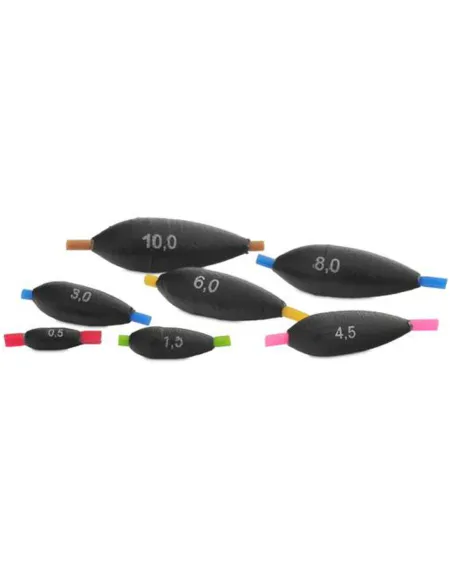 Tubertini Torpille Matt – Piombo da Competizione con Guaina e Vernice Nero Opaco Antiriflesso Piombi Tubertini