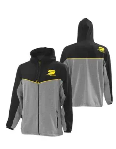 Tubertini Dexter Felpa Full Zip in Cotone con Cappuccio e Tasche per Pesca e Outdoor Felpe da pesca Tubertini