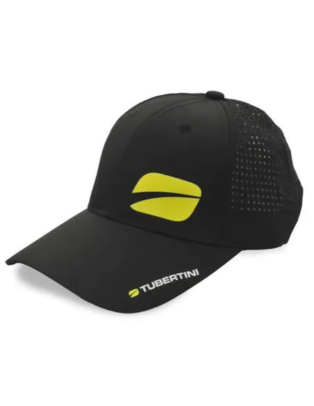Fresh Cap Black Tubertini – Cappello Tecnico Nero con Visiera e Regolazione per Pesca Sportiva Cappelli Tubertini