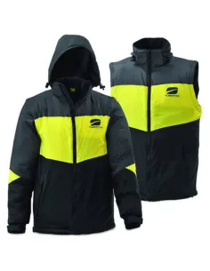 Giacca Shark Tubertini – Giacca Tecnica Imbottita 2-in-1 con Maniche Staccabili e Cappuccio Nascosto Giacche da Pesca Tubertini
