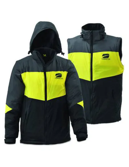 Tubertini Shark Jacket – 2-in-1 Padded Technical Jacket with Detachable Sleeves and Hidden Hood