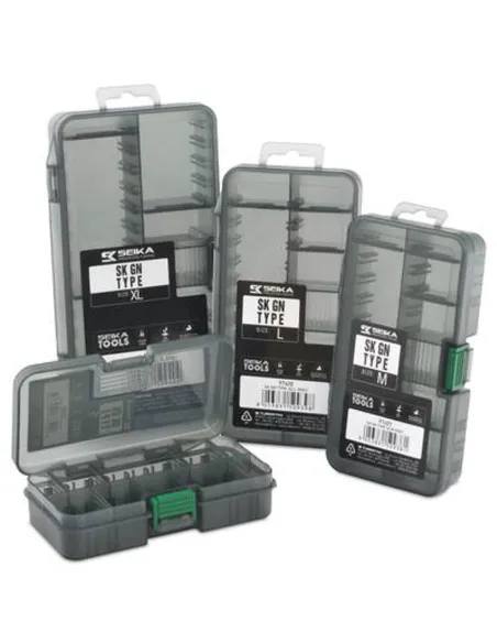 Seika SK Gn Type – Scatola Porta Artificiali Impermeabile Modulare in 4 Misure Scatole per la Pesca Seika