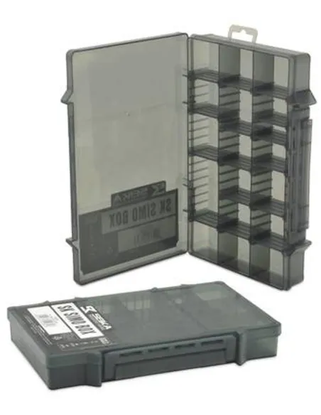 Seika SK Simo Box – Scatola Porta Artificiali e Minuteria Modulabile in Plastica Resistente Scatole per la Pesca Seika