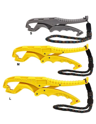 Kolpo Fish Grip in ABS – Strumento Sicuro per Pesci Predatori in 3 Misure: 13, 17.5 e 22 cm Pinze e forbici Kolpo