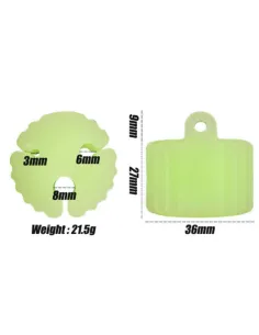 Kolpo Ferma Canne Spinning/Feeder a 3 Scomparti – 5 Colori, Blocco Sicuro 36×27 mm Foderi porta canne Kolpo 2