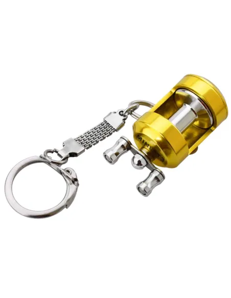 Kolpo Portachiavi a Forma di Mulinello – Modelli Spinning, Traina e Mosca per Pescatori Abbigliamento da pesca Kolpo
