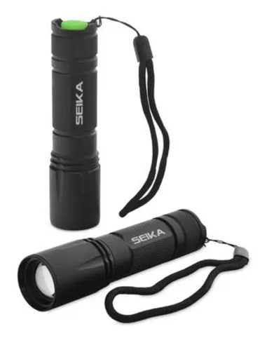 Seika SK UV Lamp – Torcia UV/LED impermeabile con zoom regolabile per esche Egi, artificiali e pesca notturna Lampade Uv da P...