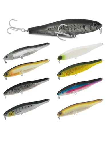 Seika Pencil Bait Sliden 80 mm 12 g – Affondante Long Cast con Movimento Side-to-Side e Wobbling Accentato Esche Artificiali ...