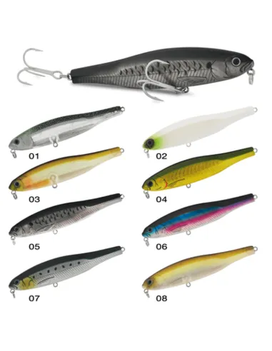 Seika Pencil Bait Sliden 80 mm 12 g – Affondante Long Cast con Movimento Side-to-Side e Wobbling Accentato Esche Artificiali ...