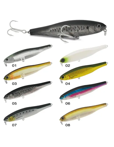 Seika Pencil Bait Sliden 80 mm 12 g – Affondante Long Cast con Movimento Side-to-Side e Wobbling Accentato Esche Artificiali ...