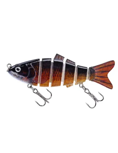 Kolpo FLEXOR Articulated Lure 10 cm 17 g – Realistic Swimming, Anti-Salt, K-Brutale Treble Hooks