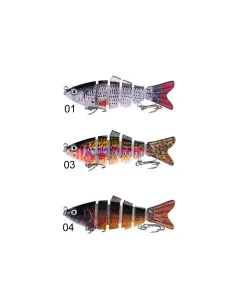 Kolpo FLEXOR Artificiale Snodato 10 cm 17 g – Nuoto Realistico, Anti-Salsedine, Ancorette K-Brutale Esche Artificiali Minnow ... 2