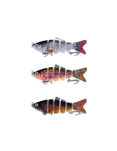 Kolpo FLEXOR Articulated Lure 10 cm 17 g – Realistic Swimming, Anti-Salt, K-Brutale Treble Hooks