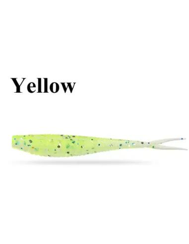 Kolpo VIPERBAIT 7 cm 1.7 g – 3PCS-Esca Gommata con Coda Vibrante per Bass, Spigola e Luccio Siliconici Kolpo