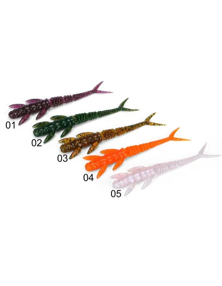 FuryWorm Strike 7.3 cm 1.30 g – Soft Vibrating Bait for Trout, Bass, Pike, Perch and Spigot