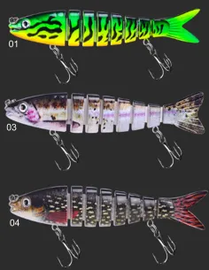 Kolpo ViperLink 14cm 18.8g – Artificiale Snodato Vibrazioni Extra per Lucci, Siluri e Predatori Esche Artificiali Minnow Kolpo 2