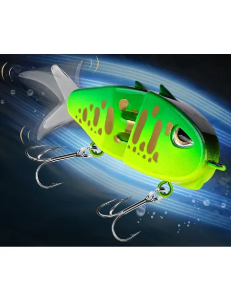 Kolpo RaptorJoint 6cm 6g – Artificiale Snodato con Coda Soft Vibrante per Predatori Esche Artificiali Minnow Kolpo