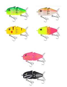 Kolpo RaptorJoint 6cm 6g – Jointed Lure with Soft Vibrating Tail for Predators