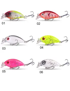 Kolpo BabyShiner 7 cm 5.9 g – Artificiale Minnow con Doppia Ancoretta per Predatori Mare/Lago/Fiume Esche Artificiali Minnow ... 2