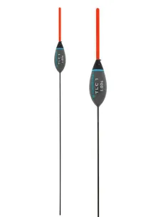 Tubertini TLC 1 – Galleggiante da carpodromo con antenna maggiorata e rinforzi Wrapped per esche voluminose Antenna fissa Tub...
