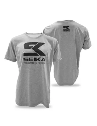 Tubertini Seika SK T-Shirt – Maglia tecnica in cotone/viscosa leggera con doppio logo per pescatori Tshirt da pesca Seika