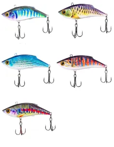 Kolpo Turbobite 8 cm 10 g – Artificiale Affondante con Doppia Ancoretta per Mare, Lago e Fiume Esche Artificiali Minnow Kolpo