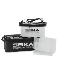 Seika Tubertini Eging Bag Medium/Large – Borsa EVA Rigida Porta Egi Anti-Salsedine per Eging In-Shore e Off-Shore Borse porta...