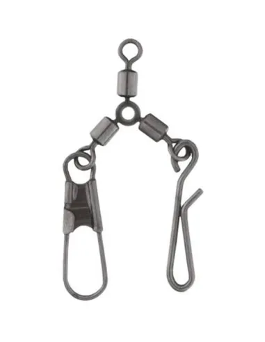 Tubertini TB 6200 Squid Fast – Quick-Attach Combination Swivels for Egi, Cuttlefish and Octopus (Sizes 7–8)