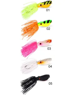 Kolpo Octopusking 5 cm 6 g – Polipetto morbido da spinning mare con doppio amo per predatori Siliconici Kolpo 2