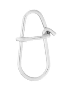 Tubertini TB 8002 Snap Acciaio Inox – 6 pz Alta Resistenza per Spinning Pesante Salt & Fresh Water Girelle Tubertini