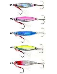 Jig Sardine Kolpo 21gr – Ancoretta e Assist Hook con Tinsel, Colori Olografici ad Alta Visibilità Jig Kolpo 2