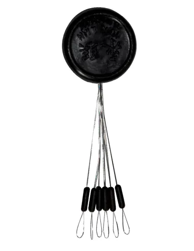 Maver Stick Rubber Stopper – Stopper Cilindrici Professionali in Gomma per Travi e Terminali da Pesca Stopper Maver