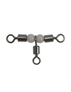 Maver Cross Line Rolling Swivel 10 pcs – Anti-corrosion Swivel for Surf Casting and Boat Fishing Beams