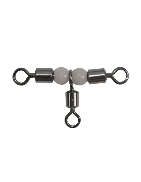 Maver Cross Line Rolling Swivel 10 pcs – Anti-corrosion Swivel for Surf Casting and Boat Fishing Beams