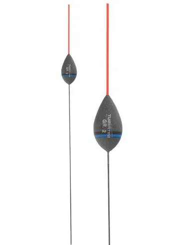 Tubertini R Float 18 – Galleggiante a Goccia con Antenna in Fibra e Deriva in Carbonio per Acque Lente/Medie Antenna fissa Tu...