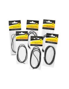 Tubertini Silicone Strong Black – Extra Strong Silicone Tubes for Floats and Leaders 1m