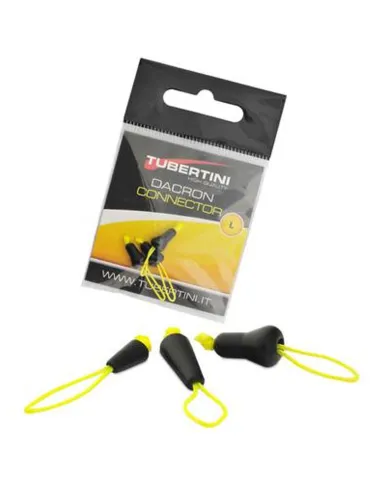 Tubertini Dacron Connector 3 pz – Connettori in Dacron Cerato S/M/L per Elastici Roubasienne Elastici Roubaisienne Tubertini