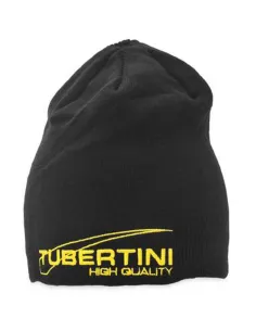 Tubertini Tube Black – Technical Winter Beanies with Embroidered Logo for Sport Fishing