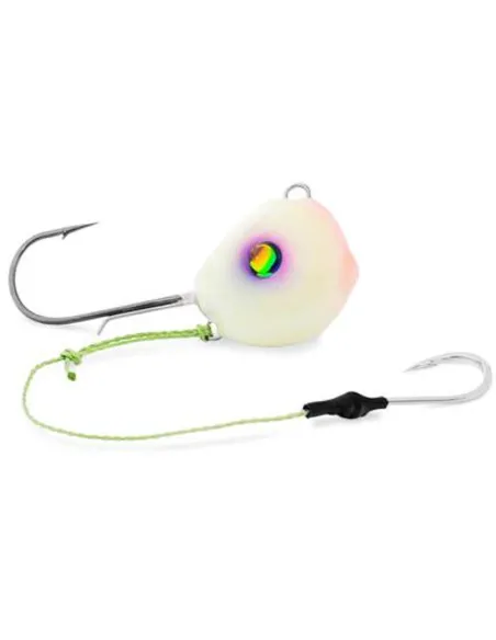 Seika Tenya Mock – Testa Piombata Fotoluminescente con Doppio Amo Assist per Predatori Jig Seika